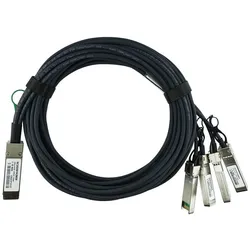 BlueOptics 40G-QSFP-4SFP-C-0301 kompatibles BlueLAN QSFP DAC SC253501K3M30, Transceiver, Schwarz