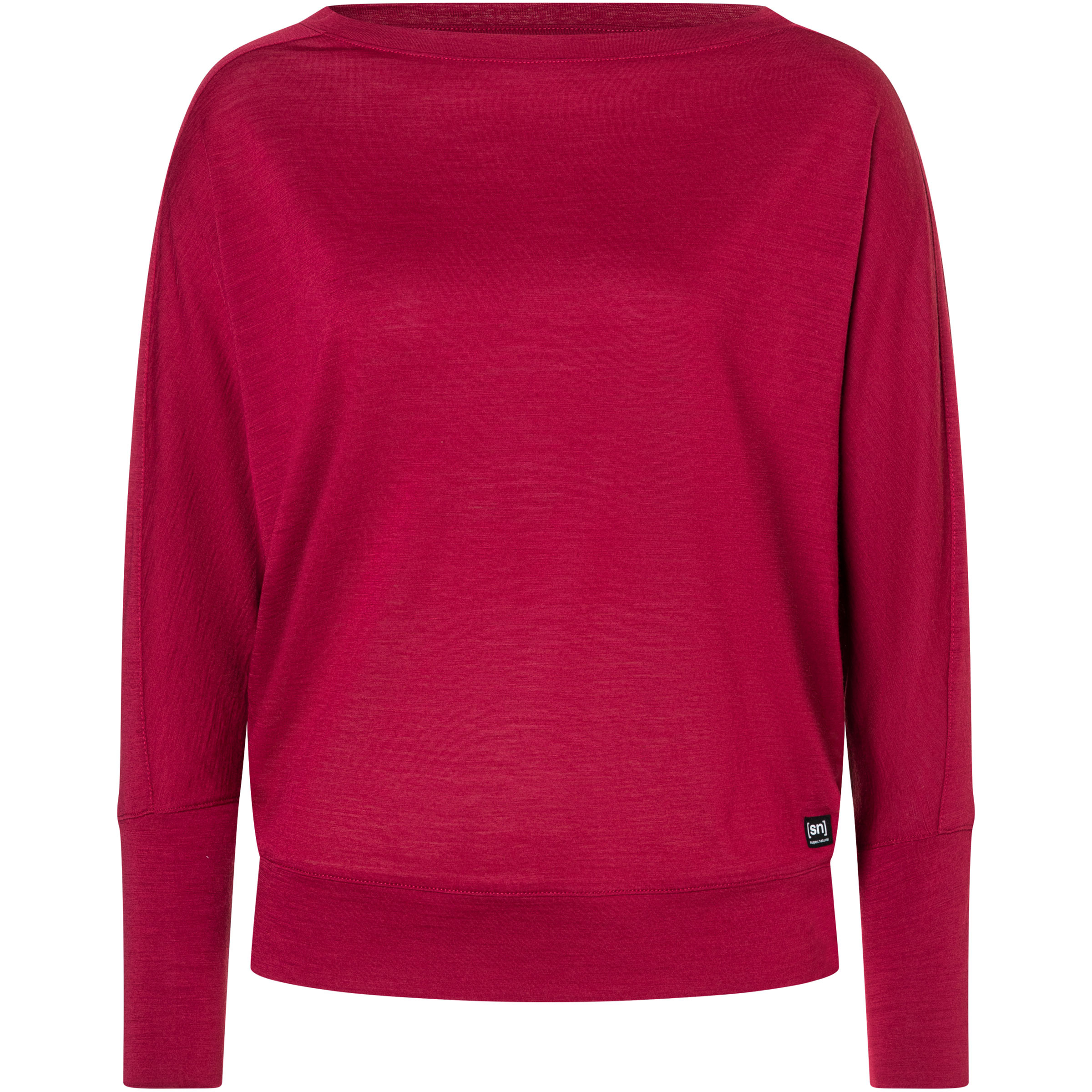 Super.Natural Kula Damen Pullover rot Größe M Yoga | Lifestyle Hautfreundlich Merinowolle