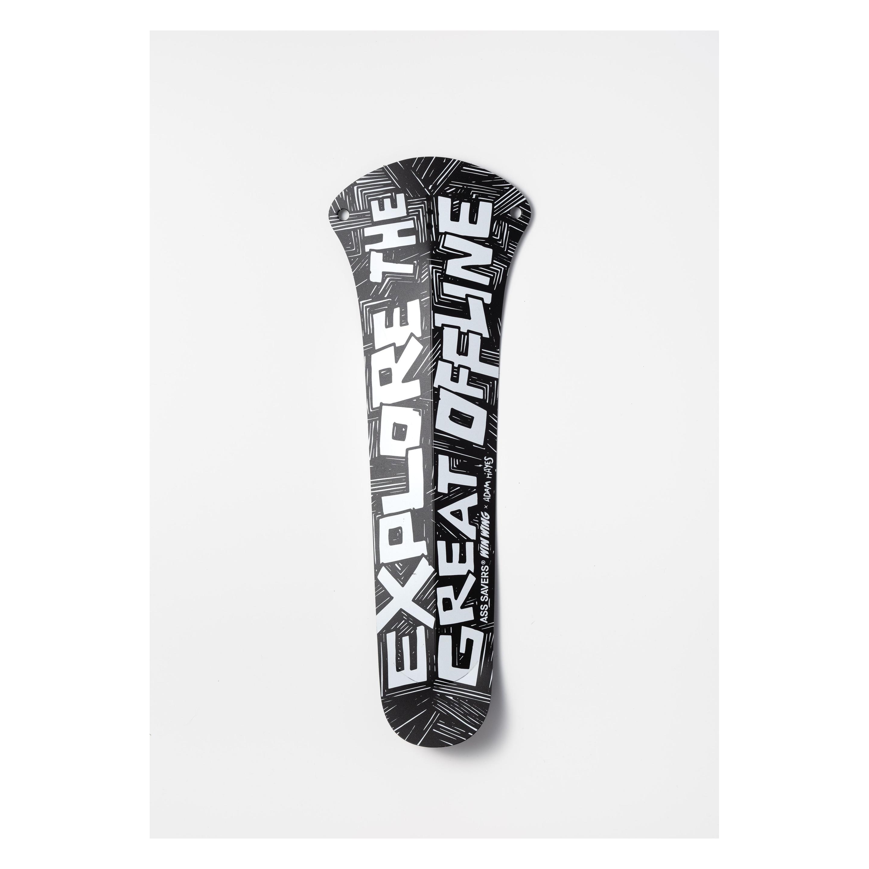 Ass Savers WGS-2 Win Wing Gravel, Spritzschutz HR, great offline (Schutzblech hinten) (WGS-2-OFL)