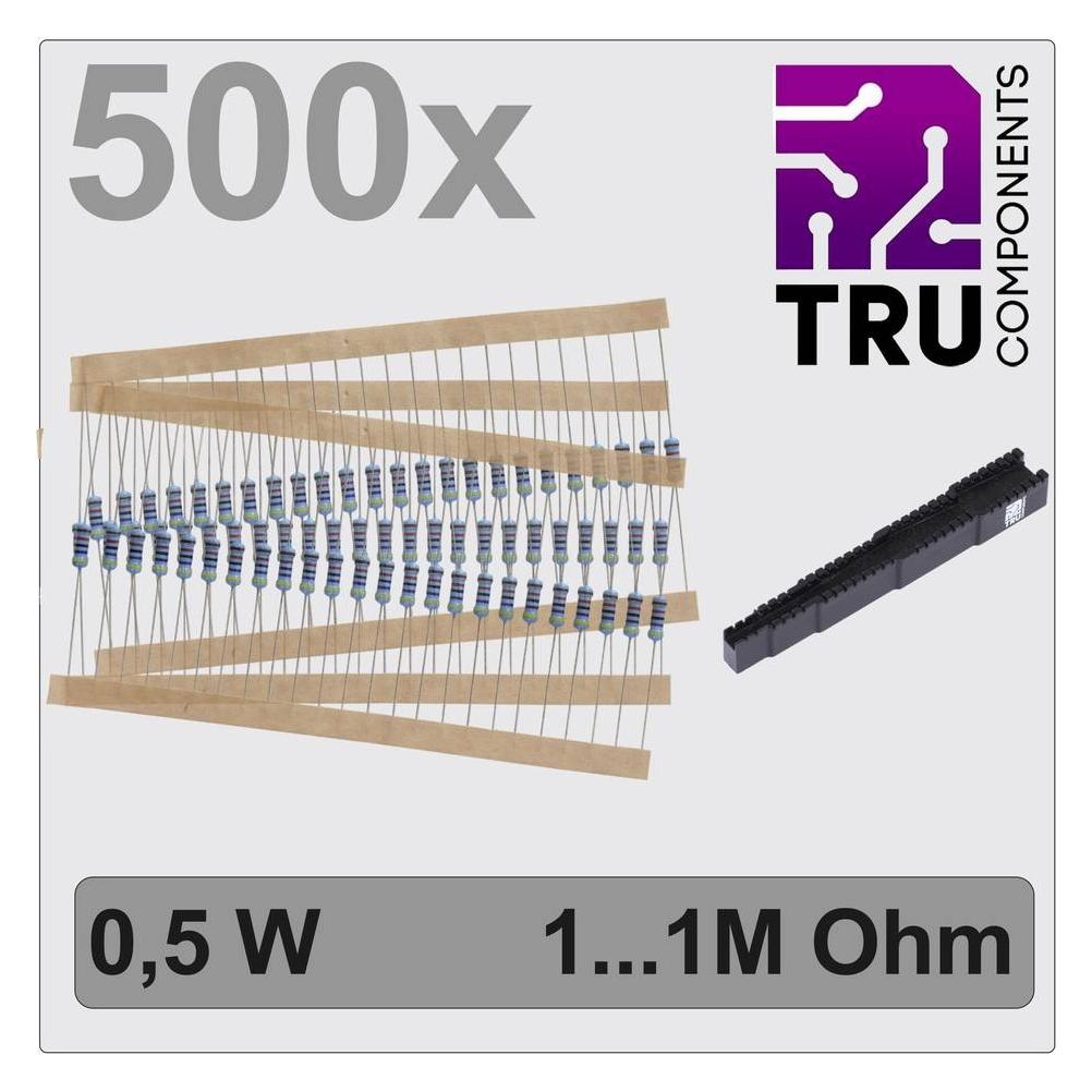 Tru Components TC-12888476 T22P082 Metallschicht-Widerstand Sortiment axial bed (TC-12888476)