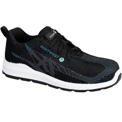 Sicherheitshalbschuhe S1PS "FC06" sch/bla - 40 - schwarz