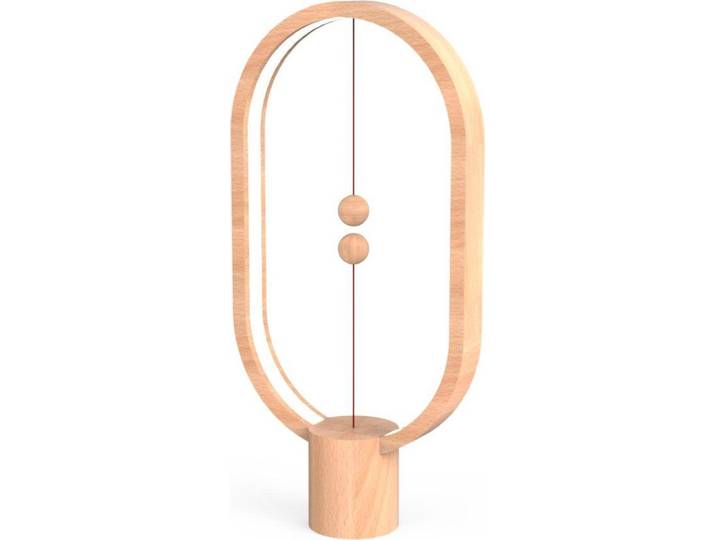 DesignNest Heng Balance Lamp - Magnetische Design Lamp - Warm licht - Hout licht beuken