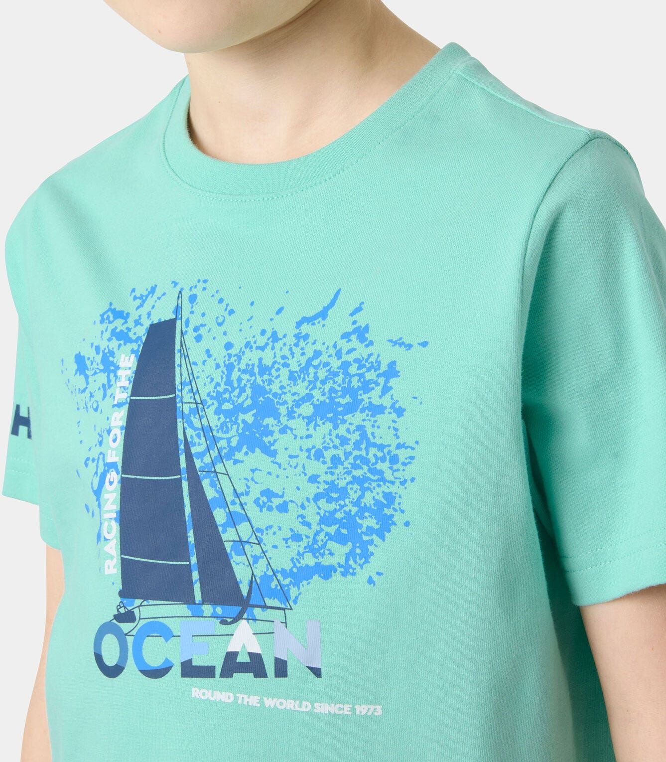 Helly Hansen Juniors' The Ocean Race T-shirt - Green - 10