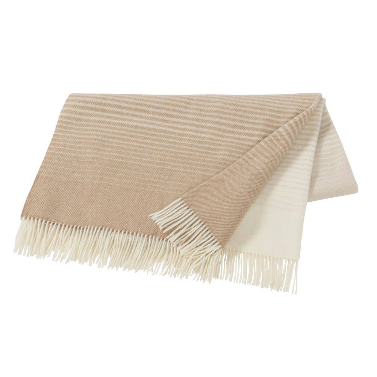 Scandi Living Mist wollen plaid Zand