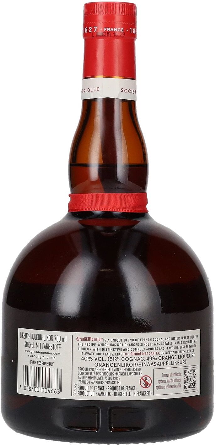 Grand Marnier Cognac Orange Liqueur 40% Vol. 0,7l