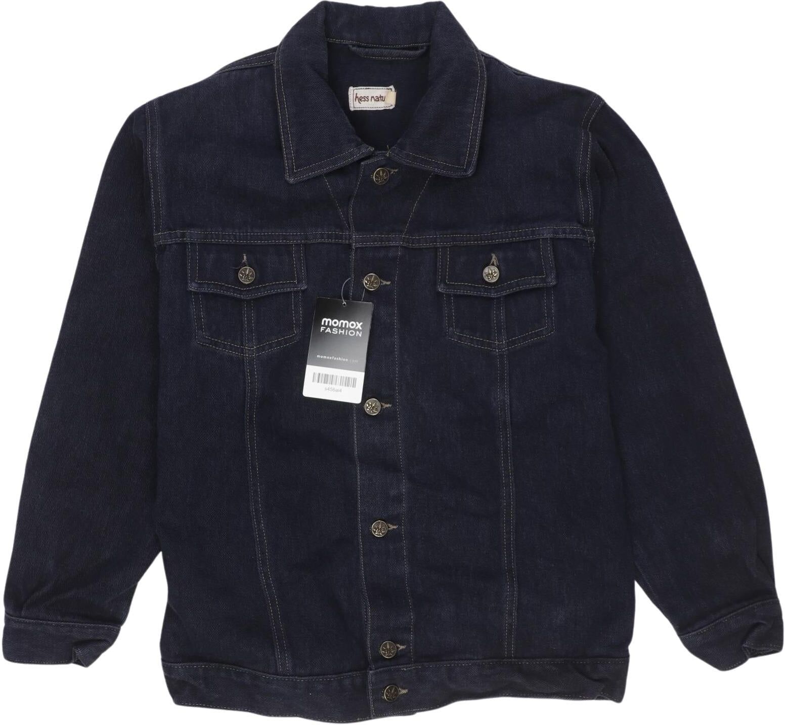 hessnatur Jungen Jacke oder Mantel, Marineblau, Gr. EU 152, Hanf / Baumwolle - Second Hand