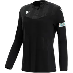 Macron, Damen, Sportshirt, Uefa 2021 (L), Weiss, Schwarz