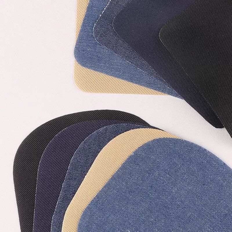 INF 30 Stück Hotmelt-Klebstoff-Jeansflicken für Hosen, Kleidung, Ellenbogen-Knieflicken