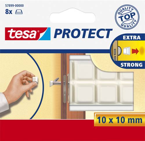 TESA tesa Schutzpuffer (L x B) 10mm x 10mm Weiß Inhalt: 8St.