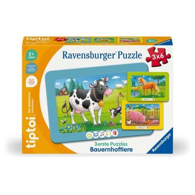 tiptoi® 3 erste Puzzles: Bauernhoftiere - 3x6 Teile