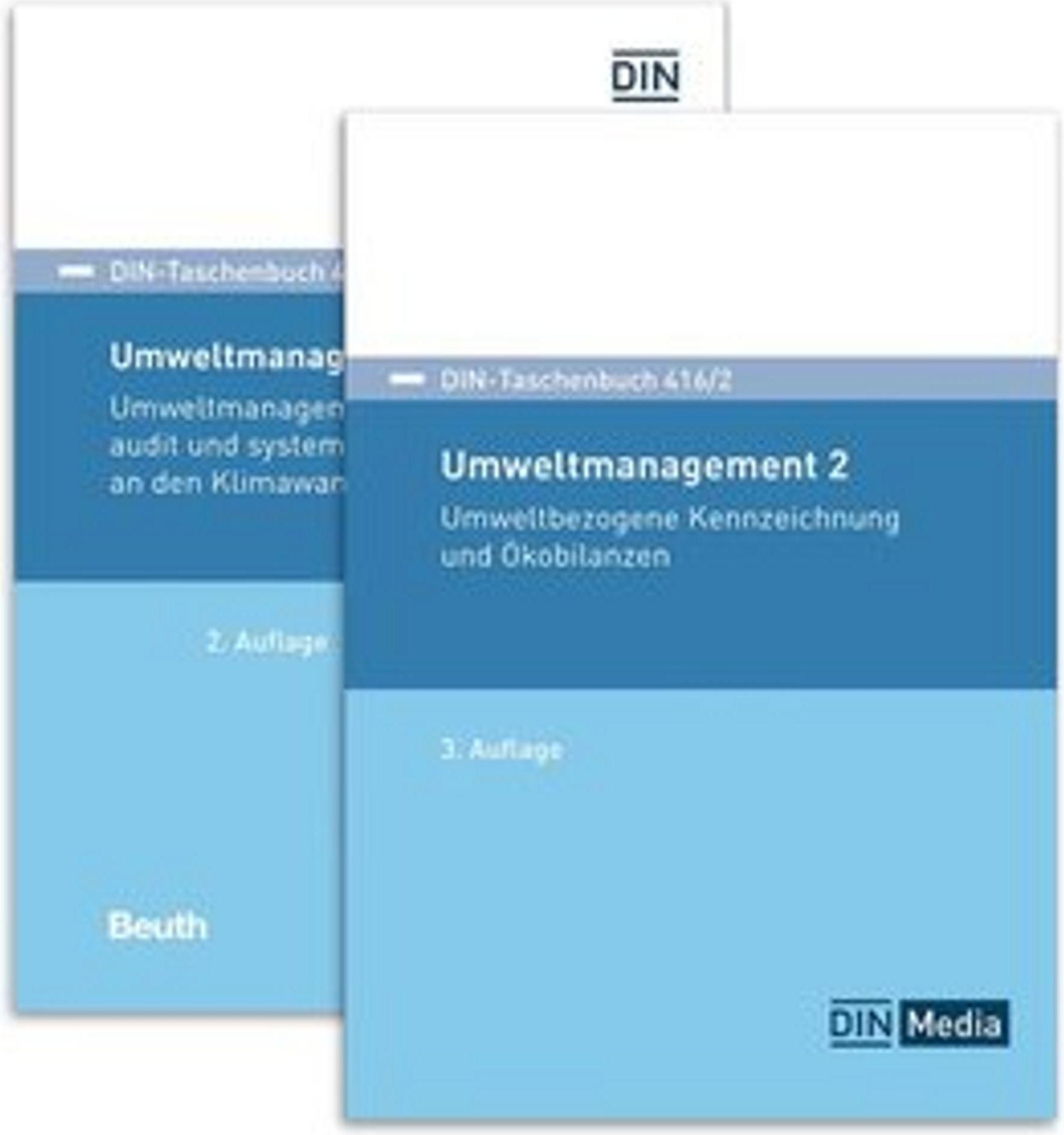 Paket DIN-Taschenbuch 416/1 und 416/2