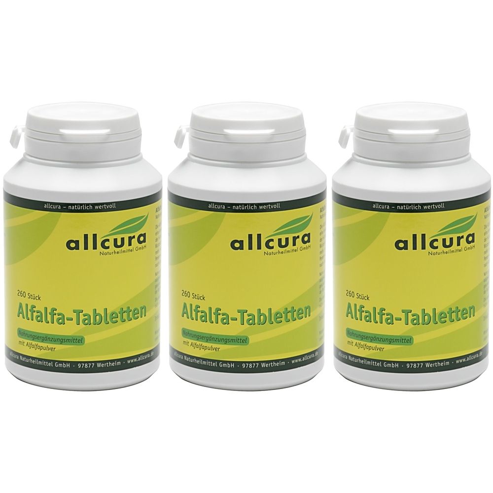 allcura Alfalfa 3x260 St Tabletten