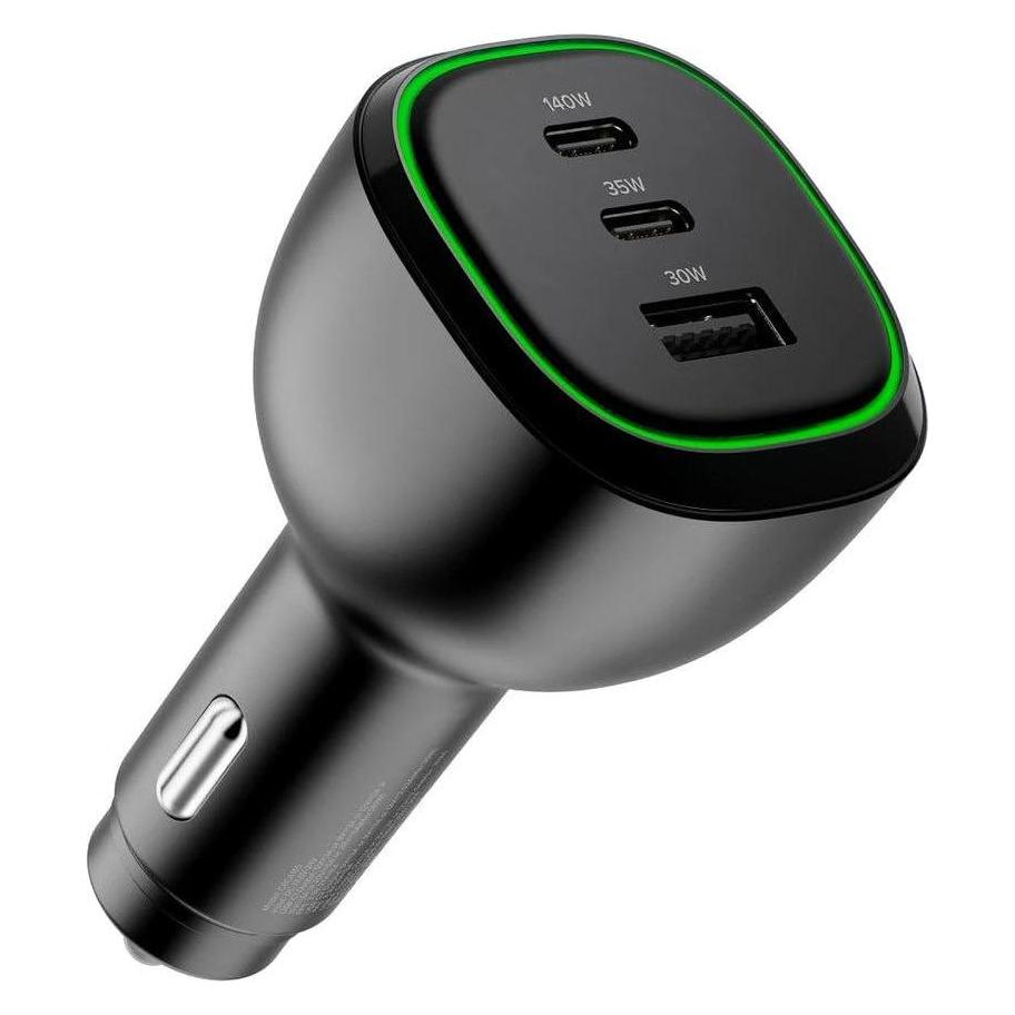 Alogic Lagegerät Auto 165W 2xUSB-C+1xUSB-A + 240W Kabel 1m (CRCA165C1)