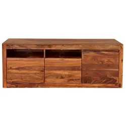 Fernsehtisch Tina 140x60x45 aus Massivholz-Sheesham