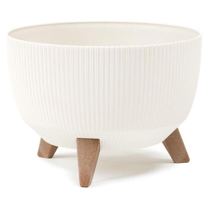 Lamela Flowerpot Roma 960-74, plastic, Ø 40 cm, cream (40 x 20 cm) (5900119749607)