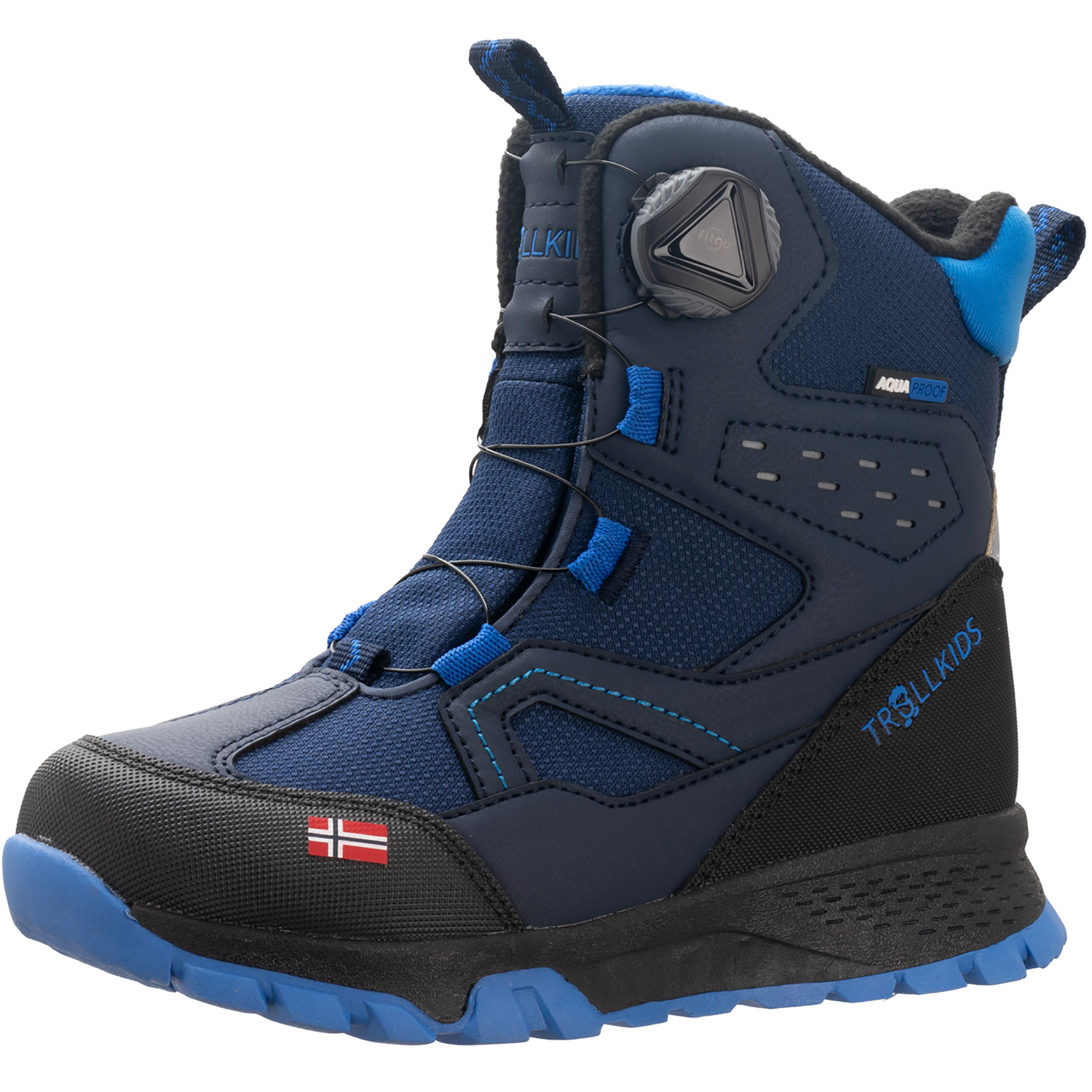 Trollkids Kirkenes Winter Kinder Winterschuhe & Winterstiefel blau Größe 36 Lifestyle Wasserdicht