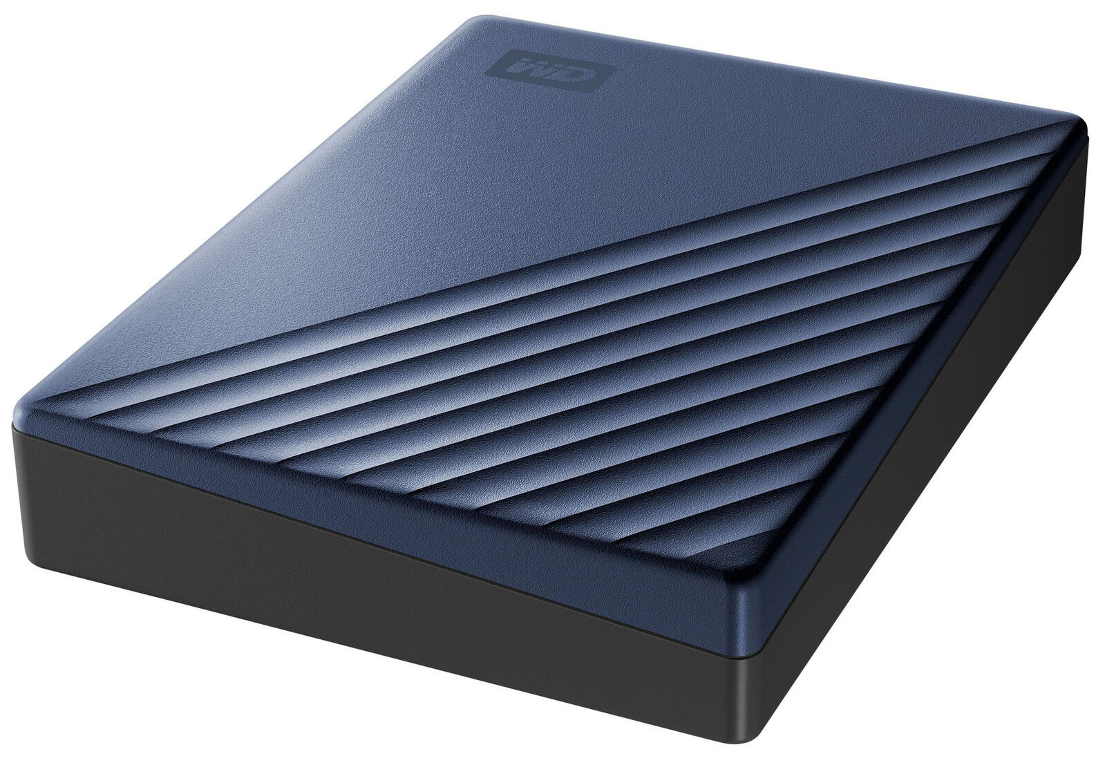 Western Digital WD My Passport Ultra mobile Festplatte 4 TB blau WDBFTM0040BBL-WESN