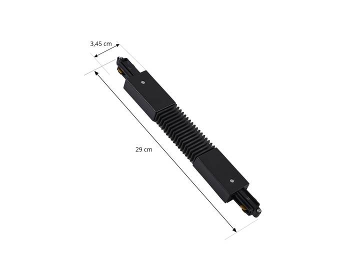Linaro Track Flex Connector Schwarz - Lindby - Kunststoff