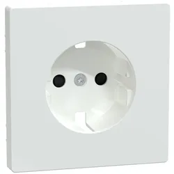 Merten MEG2330-6035 Zentralplatte für SCHUKO-Steckdosen-Einsatz, Berührungsschutz, Lotosweiß,System Design MEG23306035