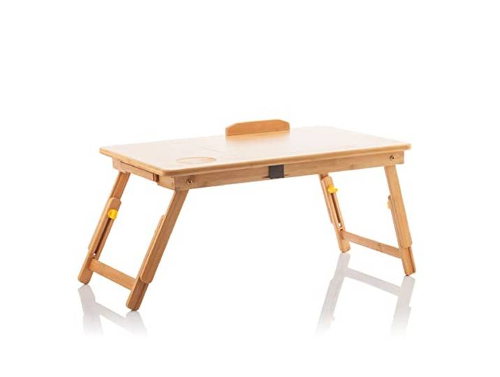 Bamboe Opklapbare Bijzettafel Lapwood InnovaGoods
