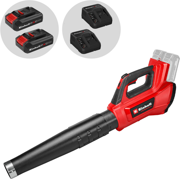 Einhell GP-LB 36/230 Li E BL - Souffleur de feuilles à batterie - 36 V - 2 x 18 V / 2,5 Ah