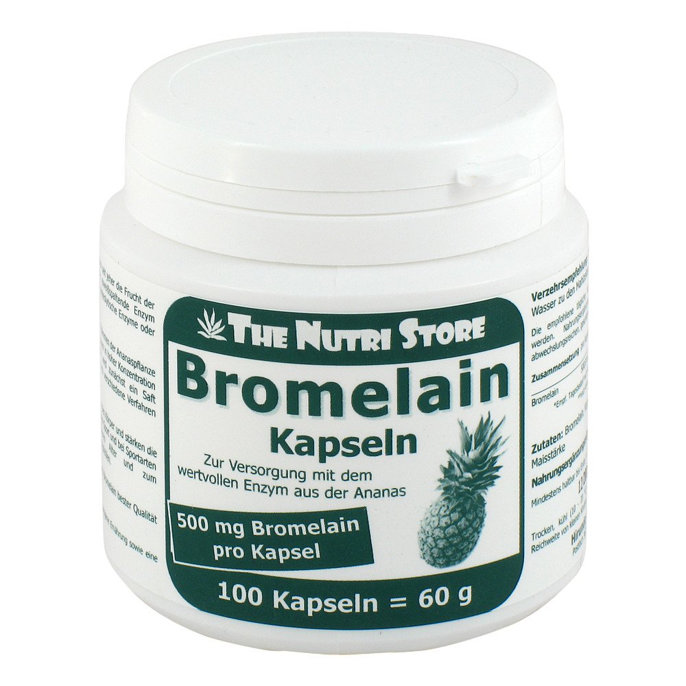 Hirundo Products Bromelain 500 mg vegetarische Kapseln 05526416