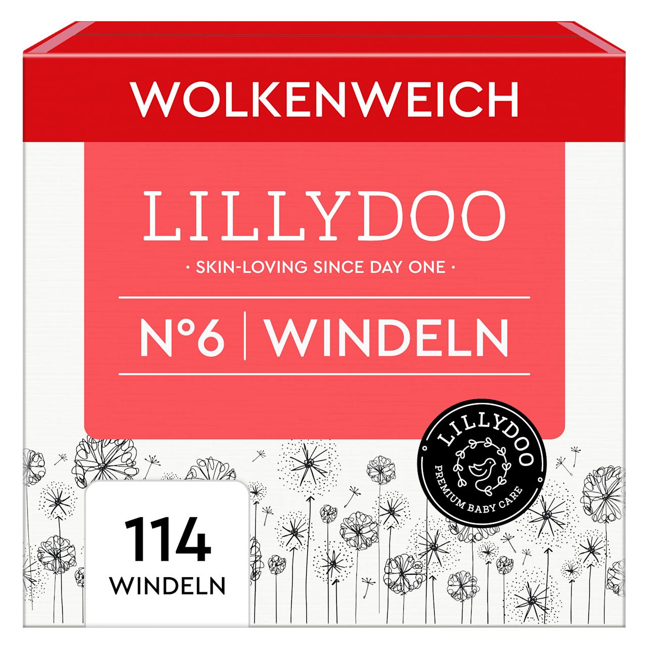 Lillydoo Windeln Gr. 6 (13+ kg) Monatsbox, 114 St (Gr. 6, Monatsbox, 114 Stk.) (60254596)
