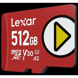 Lexar microSDXC PLAY 512GB Speicherkarte für Foto- und Videografie