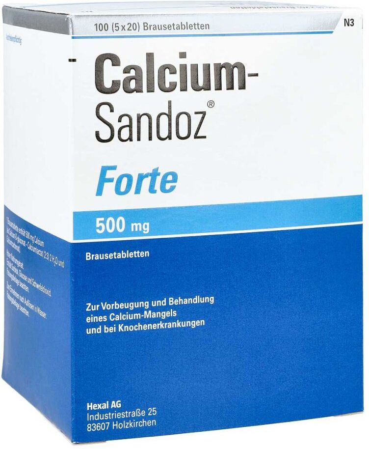 Calcium Sandoz Calcium-Sandoz® Forte Brausetabletten