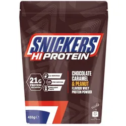 Snickers - Hi Protein Chocolate Caramel Peanut Powder - 455g