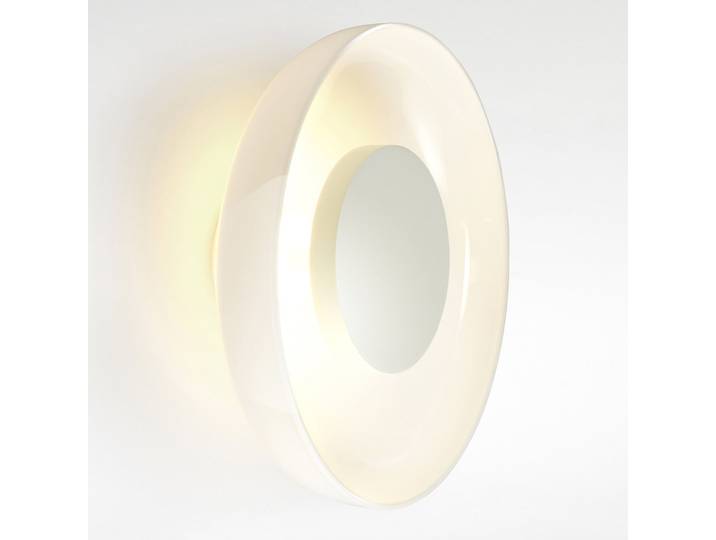 Aura LED-Wandleuchte, Ø 25 cm, opal - MARSET Aura Plus - Wohnzimmer - Design - Glas - Rund