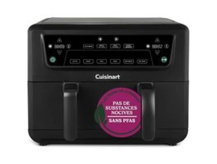 Air Fryer XXL 10 4 L 2 Compartiments 5 2 L Sans PFAS Airfryer Rôtir Griller Pâtisserie Déshydrater