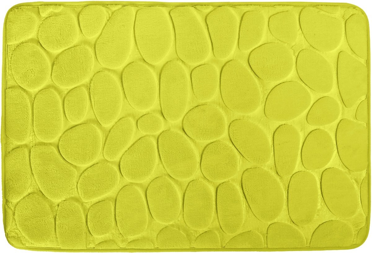 MSV Badmat Antislip met Kiezelsteenmotief – Absorberende Douchemat voor de Badkamer