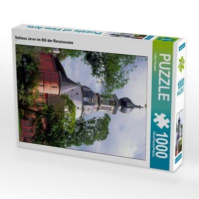 CALVENDO Puzzle Schloss Jever im Stil der Renaissance | 1000 Teile Lege-Größe 64x48cm Foto-Puzzle für glückliche Stunden