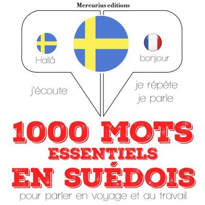 1000 mots essentiels en suédois - JM Gardner, Audio, 9782821113787