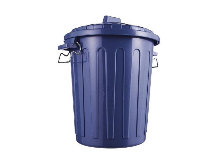 Curver Abfalltonne mit Deckel Blau 57 × 49 × 43 cm 46 l