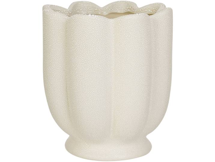 Übertopf Natural & Feminine Glamour - Farbe: creme - Material: Keramik