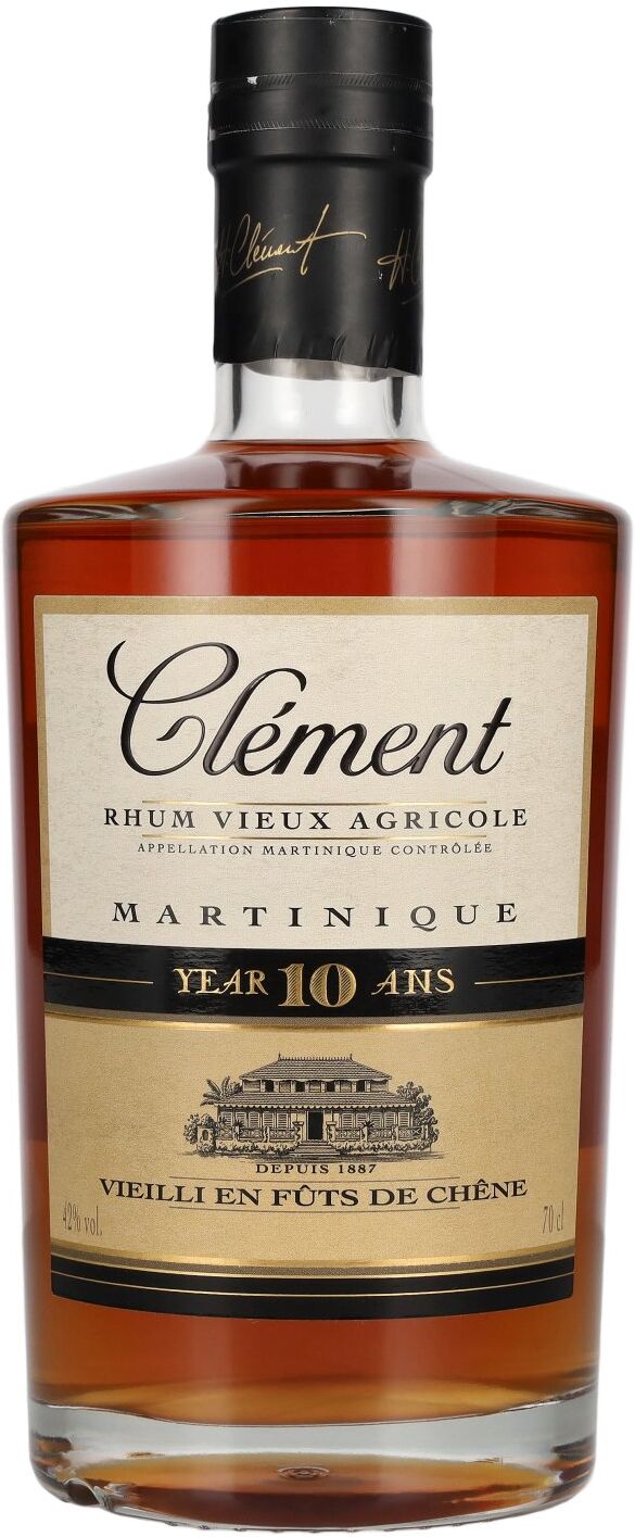 Clément Rhum Vieux Agricole 10 Ans 42% Vol. 0,7l