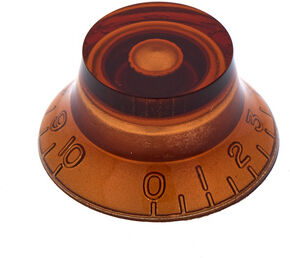 Harley Benton Parts SC-Style Top Hat Knob AM Amber