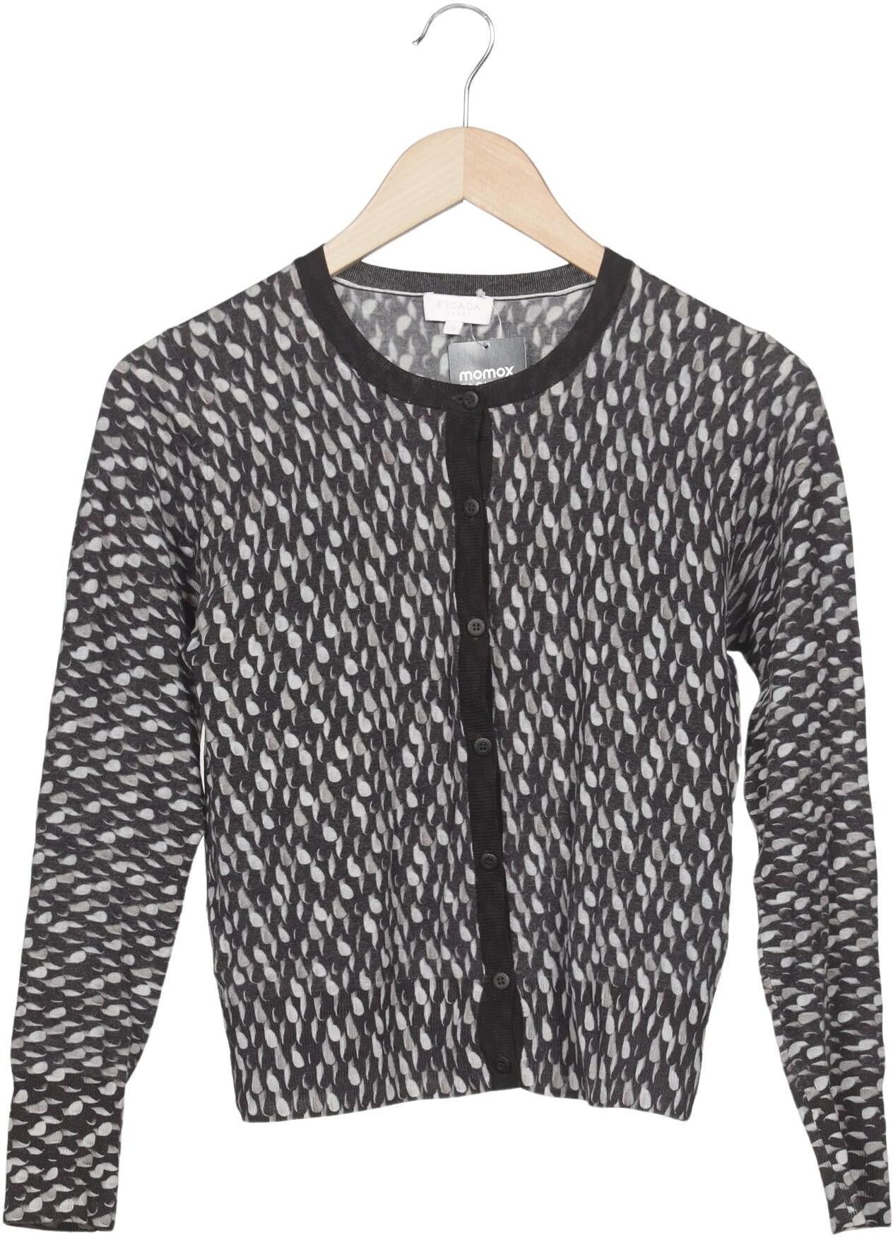 Escada Sport Damen Strickjacke, Grau, Gr. S, Wolle - Second Hand