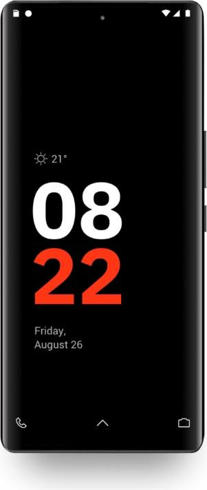Volla Phone Quintus met Ubuntu Touch, zwart