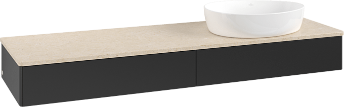 Villeroy und Boch Villeroy & Boch Antao Waschtischunterschrank 1600x190x500mm L16013PD mit Beleuchtung FK/AP: PD/3
