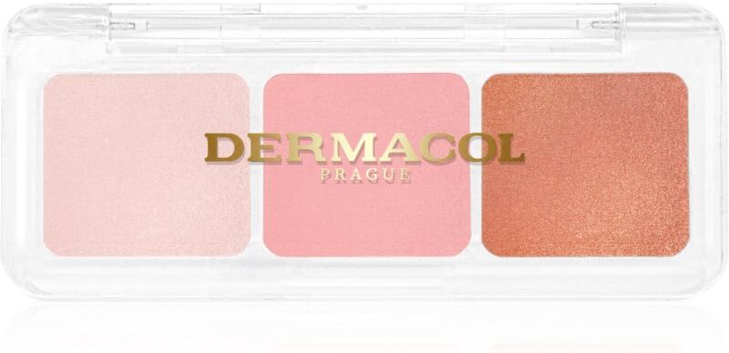 Dermacol Compact Trio eyeshadow palette shade 4 Fairy Flirtini 4.2 g