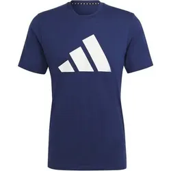 ADIDAS Herren Shirt Train Essentials Feelready Logo Training, Größe L in Blau Blau