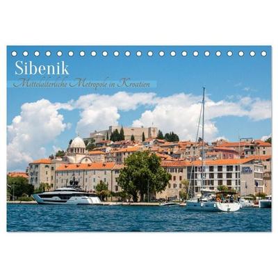 Šibenik - Mittelalterliche Metropole in Kroatien (Tischkalender 2027 DIN A5 quer), CALVENDO Monatskalender
