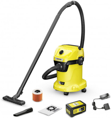Kärcher WD 3-18 V-17/20 Aspirateur eau et poussiere (18V/1x5,0Ah/17L) 1.628-551.0