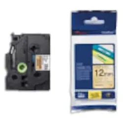 Brother Schriftbandkassette TZEPR831 12mmx8m schwarz auf gold