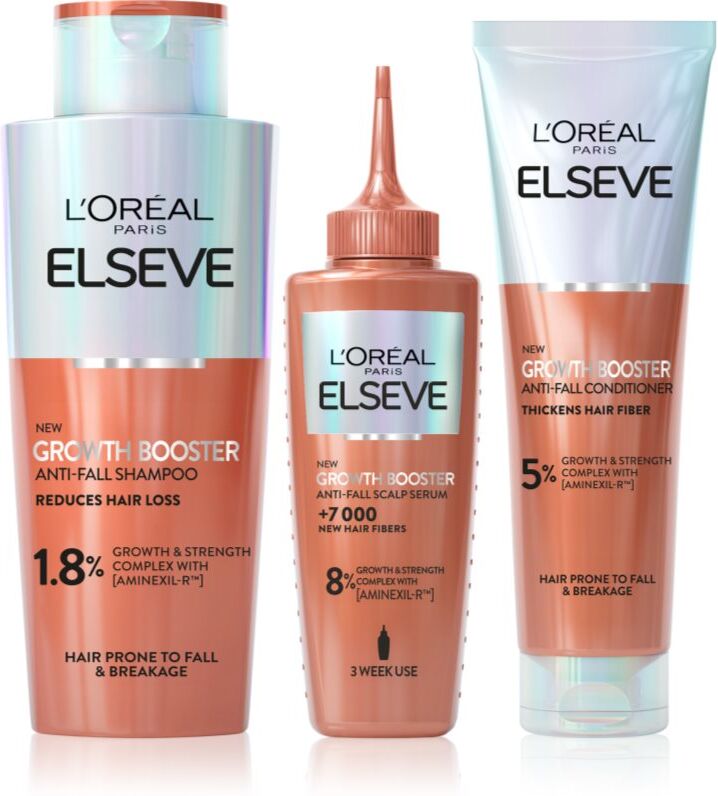 L’Oréal Paris Elseve Growth Booster set for hair strengthening