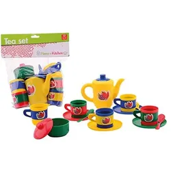 Johntoy John Toy Home and Kitchen Tea Set 17-Piece