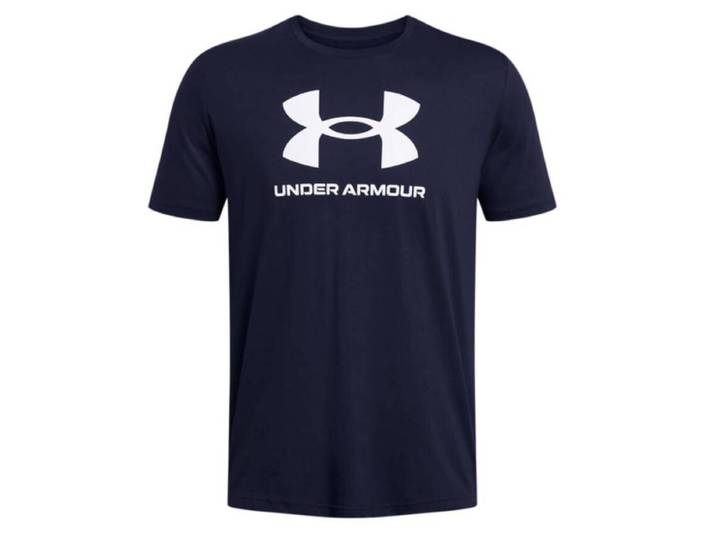 Under Armour Sportstyle Logo - marineblauw - Maat S